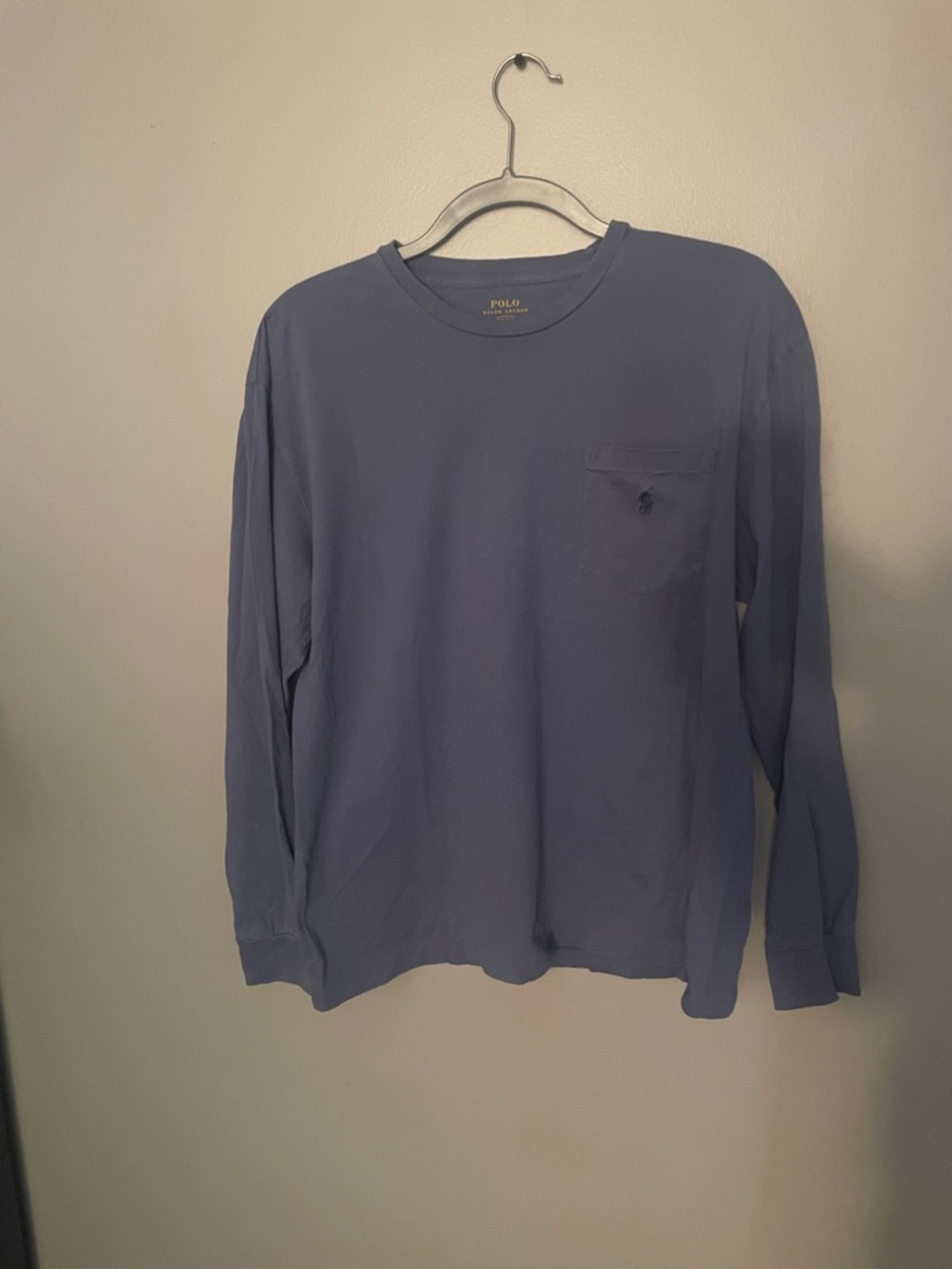 Polo by Ralph Lauren Long-Sleeve Pocket Tee - Slate Blue